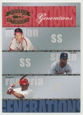 Marion Smith Renteria 2004 Donruss Throwback Threads Generations /1500 #G-20 St.