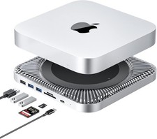 RayCue Mac Mini Hub SSD Gehäuse 2,5 Zoll SATA USB-C Dual USB 3.0