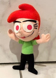 Rare? 2000's Nickelodeon The Fairly OddParents Vicky 4" Mini Plush Toy Doll