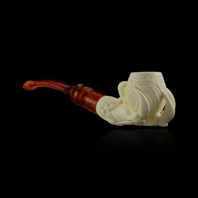 Eagle Claw Meerschaumpfeife handgeschnitzt Tabakpfeife rauchen 海泡石 mit...