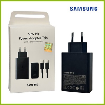 Original Samsung Schnellladegerät 65W+USB-C Ladekabel Galaxy S24 Ultra S23/S23+