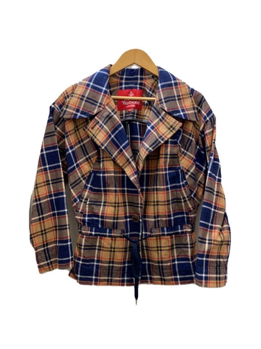 Giacca Vivienne Westwood Red Label altra cotone NVY check 16 12 411001 usata
