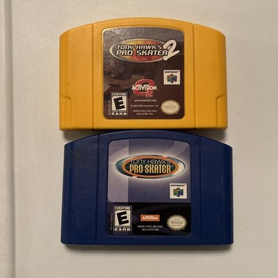 Tony Hawk s Pro Skater 1 2  Nintendo 64 N64 Authentic Cleaned Tested Retro Hawk