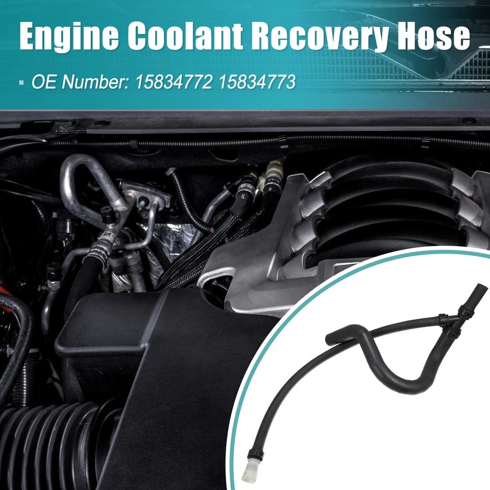 15792821 15854959 Manguera de tanque de desbordamiento de salida de radiador para Chevrolet para GMC Yukon Foto 3 de 4