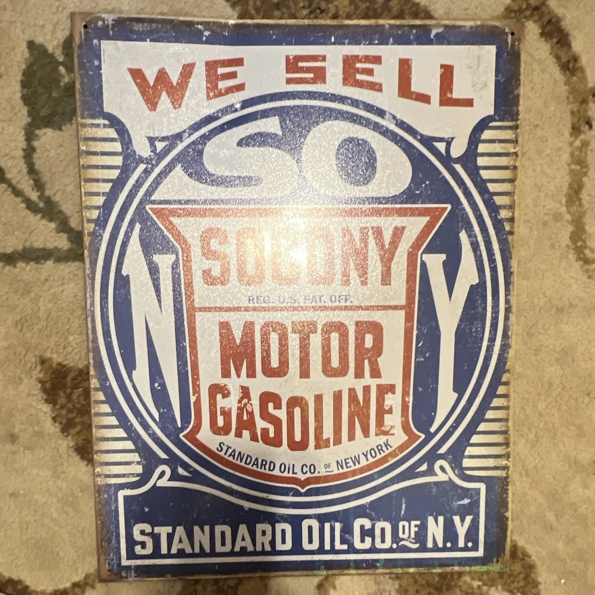 Socony Sign In Collectible Gas & Oil Advertising Signs for sale | eBay
