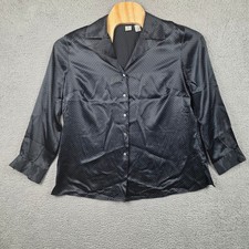 Real Clothes Salon Z Womens Size 14 Black Pol...