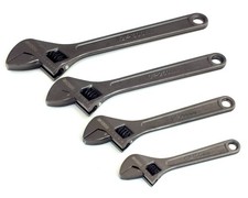 Adjustable Wrenches Set 6" 8" 10" 12" Heavy Duty Shifting Spanners Voche 4-PACK