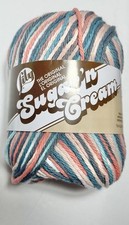 SUGAR  N CREAM COTTON YARN. 1pk. CORAL SEAS OMBR  . ICombine Shipping. READ