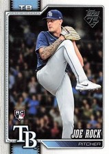 2026 Topps #134 Joe Rock RC Tampa Bay Rays