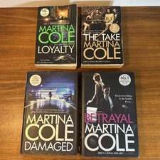 Martina Cole Book Bundle X4 Crime Thriller Hardback Paperback Books Free Post