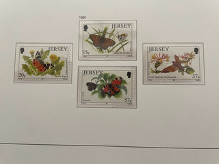 Jersey stamps 1991 Commemoratives and 1 Definitive