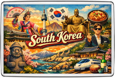 Südkorea Seoul N Seoul Turm Hanbok Tempel Kühlschrankmagnet Reise Souvenir Geschenk
