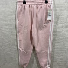 Adidas Girls L 14 Pink Sweatpants New