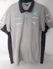 Vintage 2014 Petronas AMG Mercedes Racing Formula 1 F1 Polo Shirt PUMA Sz M Mens