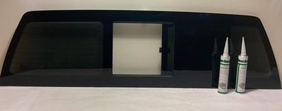 Fits 1999-2006 Chevy Silverado 1500 Manual Sliding Back Glass Window 1Panel Heat