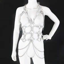 Hot Women Lingerie Bondage Full Body Harness Lady Party Club Wear Dance Costume
