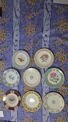 White House China Porcelain Plates US Presidents Madison Monroe Adams Taylor Pi 