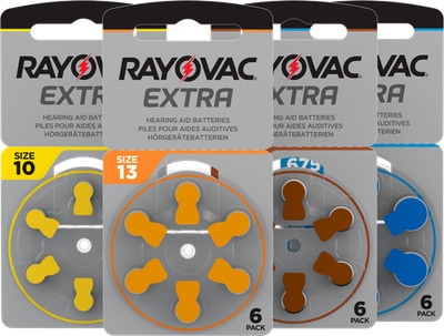 Rayovac Advanced Hörgerätebatterien Typ: p10, p13, p312, p675