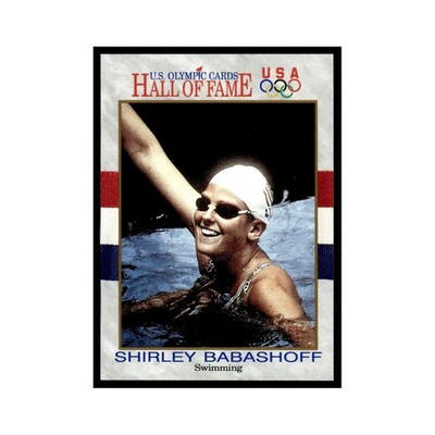 1991 Impel ''U.S. Olympic Hall of Fame'' Card #51  SHIRLEY BABASHOFF, Swimming 