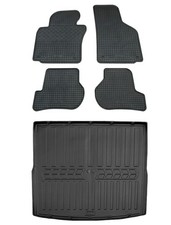 Gummi Fußmatten Kofferraumwanne für VW Golf 5 6 Variant 2003-2012 Gummimatten