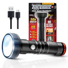 Taclight Max LED Rechargeable Flashlight - High Lumen, Ultra Bright... Fast Ship
