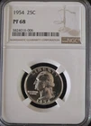 1954 Proof 68 Washington Quarter - Premium Quality - FREE SHIPPING