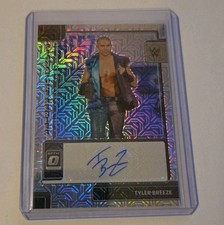 2023 WWE Chronicles Tyler Breeze Auto Optic Signature Series Mojo Prizm /25 