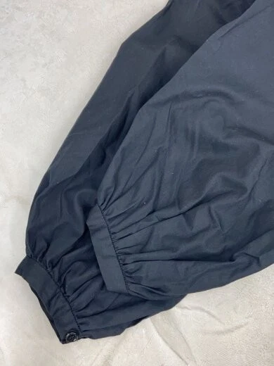 MAISON MARGIELA Abito MM6 Cotone popeline scollo raccolto 36 Cotone BLK S52DG0012