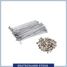 36 st&uuml;cke Silber Ton 4mm Gewinde Durchmesser 160mm L&auml;nge Motorrad Rad Speichen