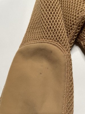 Vintage Archive Prada Fall 1999 Tan Camel Mesh Long Sleeve