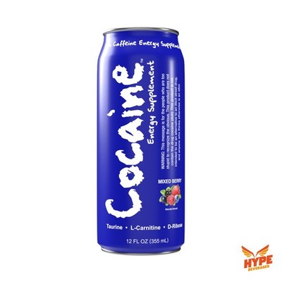 Hype Beverages High Caffeine Pre Workout Energy Drink | Mixed Berry | Pack of 12