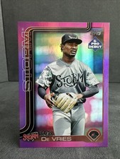 2025 Topps Pro Debut - Leo De Vries #PD-17 Fuchsia Foil /199 (RC)