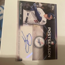 2020 Topps - Postseason Performance Relic Autographs Joc Pederson #PPAR-JP...