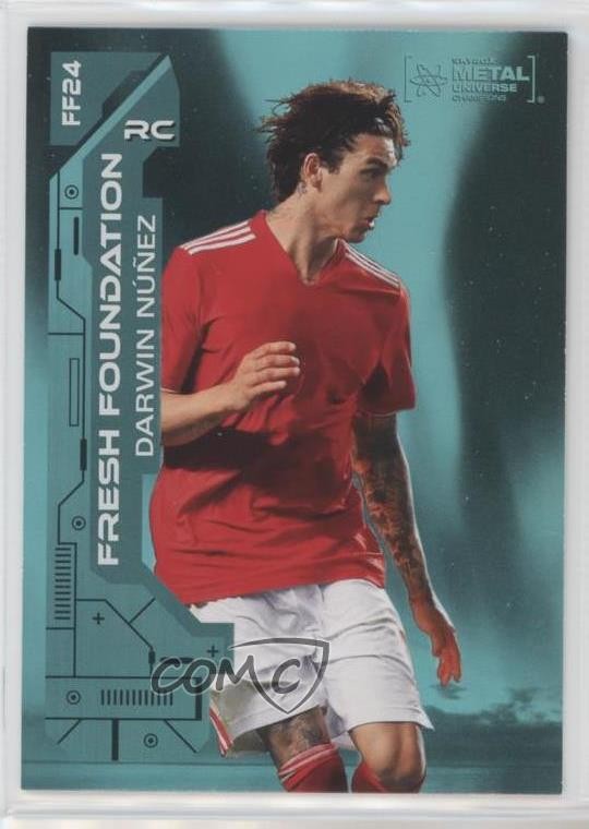 2023 Skybox Metal Universe Champions Fresh Foundation Aqua Darwin Nunez 0bt4