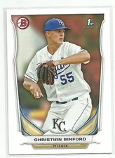 Christian Binford Kansas City Royals 2014 Bowman Baseball