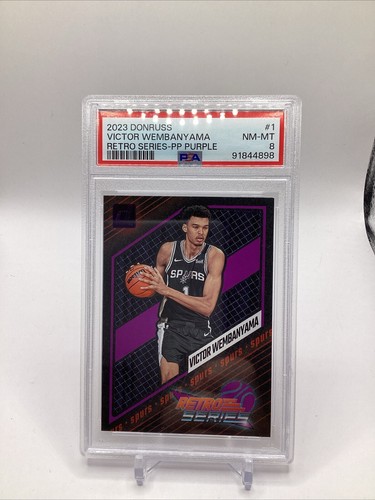 Carte Collection Donruss 2023-24 Victor Wembanyama Net Marvels #1 - Gradée DGS 10, Turkish Airlines E.L.