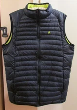 Women's BOOMERANG Blue Down Vest Jacket Size L
