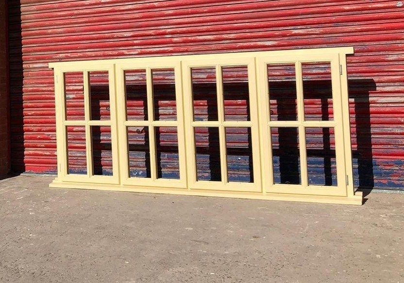 Traditional Wooden Cottage Style Quadruple Casement Windows!!! Bespoke