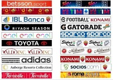 SUBBUTEO NEWS !!! ROMA 20 ADESIVI  SPONSOR & PARTNERS per TRANSENNA VERDE FENCE