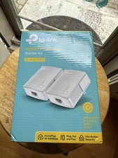 TP-Link AV600 Powerline Starter Kit - White New TL-PA4010 Kit