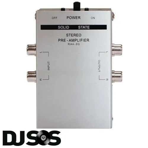 E-Audio Stereo Phono Pre-Amplifier for Turntable & Record Player - Pre Amp