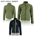 Men's Soft Shell Fleece Jacket Waterproof Outdoor Work Windproof Casual Jackets
