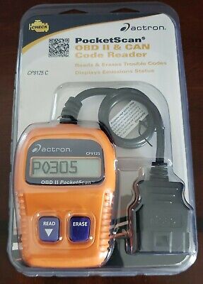 ACTRON CP9125C POCKETSCAN CODE READER | eBay