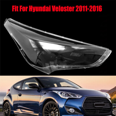 Left Side For Hyundai Accent 18-2022 Headlight Lens Clear Cover Replace Shell