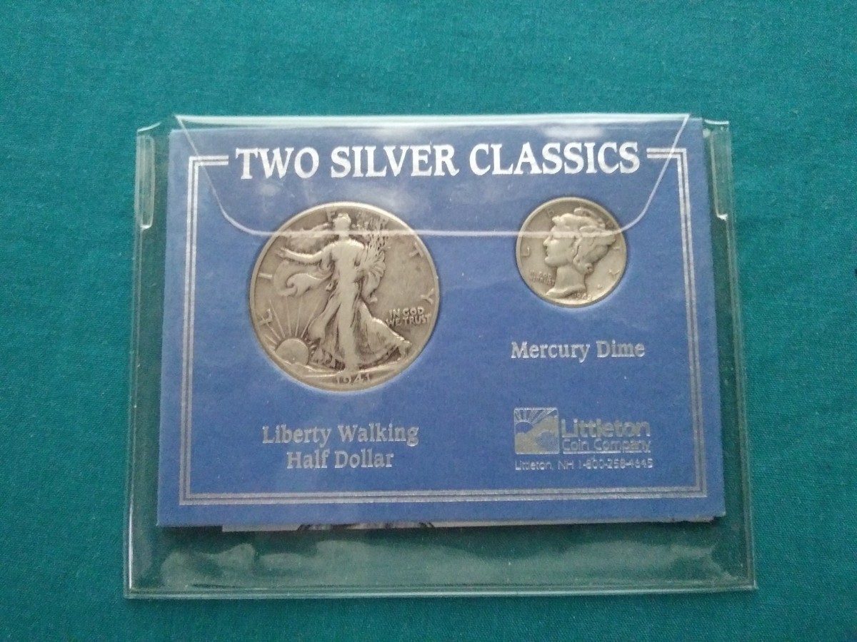 アルアバイル 1942 Walking Liberty Half Dollar Error BU Silver Coin Bad