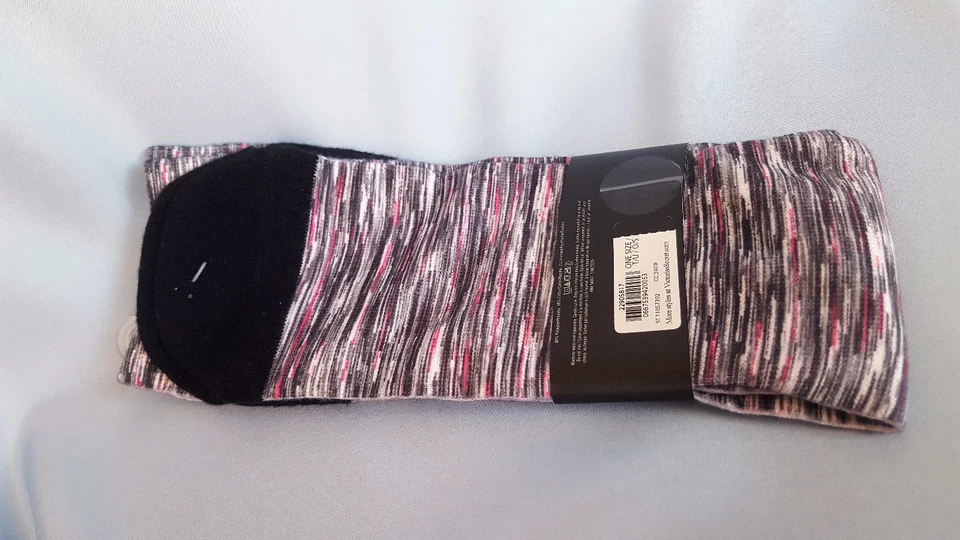 VICTORIA'S SECRET VSX CALCETINES DEPORTIVOS DEPORTIVOS TALLA ÚNICA NEGRO/GRIS/BLANCO/ROSA NUEVOS Foto 2 de 2