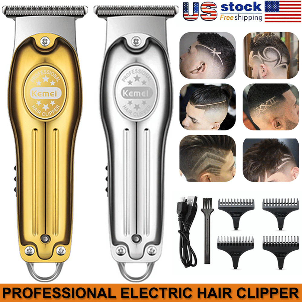 Wireless 0mm Hair Clipper Pro Barber Trimmer for Beard Shaving