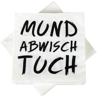 "Servietten 20Er Set MundtüCher 33X33Cm \"3-Lagig\" Papierserviette Deko Tischdeko"
