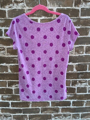 Top Manches 3/4 Justice Pour Fille Taille 12, Violet Avec étoile à Paillettes Colorées