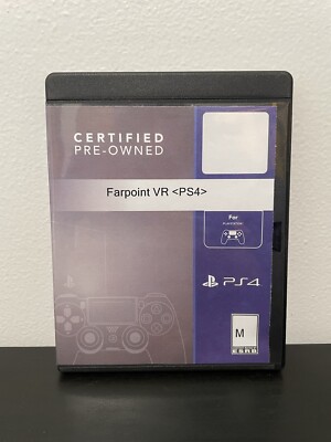 Farpoint PS4 PSVR PlayStation 4 VR Video Game Space Shooter